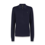Belstaff - Drift Knitted Polo in Dark Ink