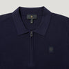 Belstaff - Drift Knitted Polo in Dark Ink