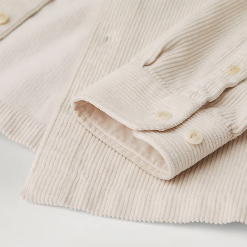 Belstaff - Fallgate Corduroy Shirt in Moonbeam - Nigel Clare