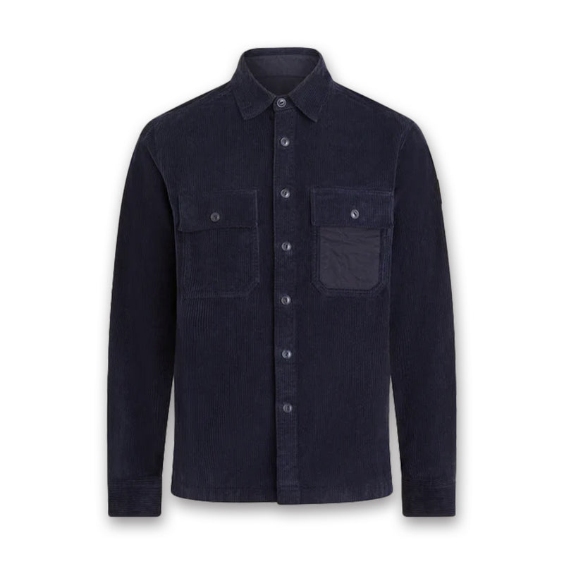 Belstaff - Fallgate Cord Shirt in Dark Ink