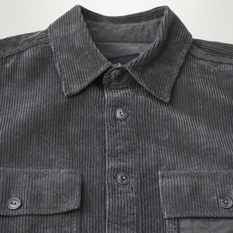 Belstaff - Fallgate Cord Shirt in Forge Grey