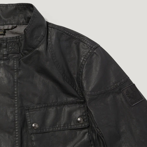 Belstaff - Fieldmaster Jacket in Washed Black/Dark Smoke Grey