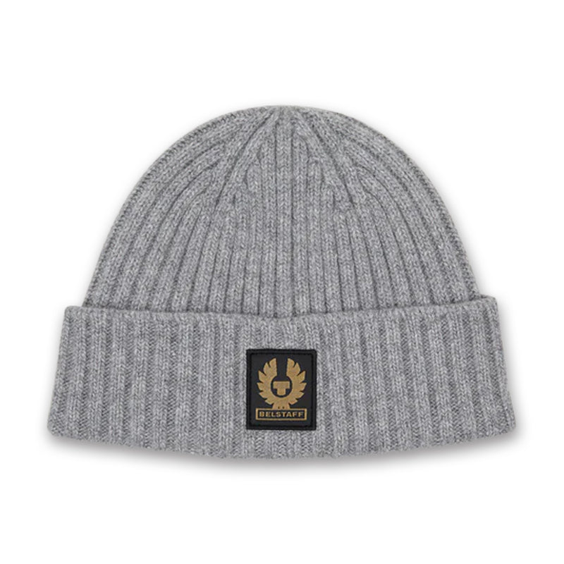 Belstaff - Watch Beanie Hat in Pale Grey Melange