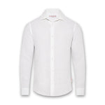 Orlebar Brown - Giles Linen LS Shirt in White - Nigel Clare