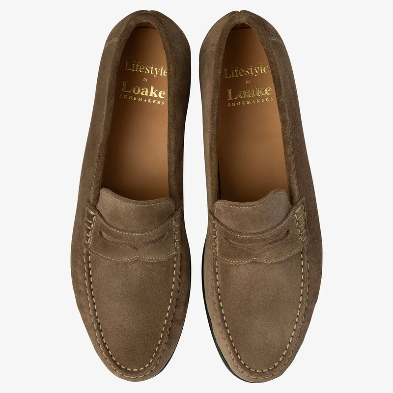 Loake - Jefferson Loafer in Flint Suede - Nigel Clare