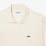 Lacoste - Classic Fit Original Piqué Polo in Ecru White