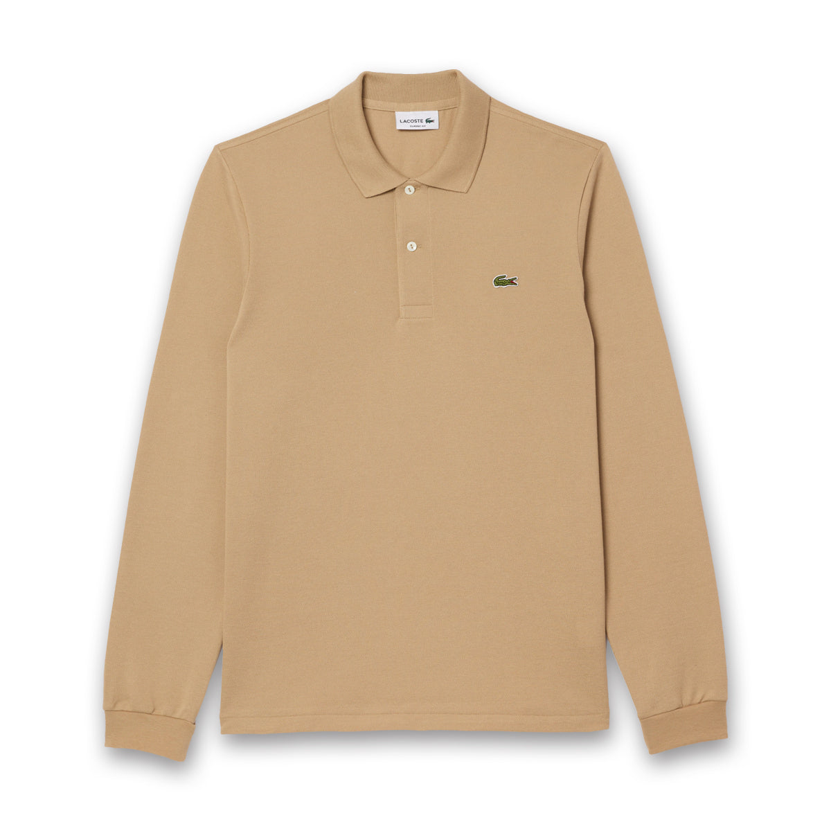 Beige lacoste polo shirt hotsell