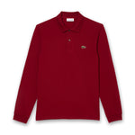 Lacoste - Classic Fit LS Polo in Bordeaux