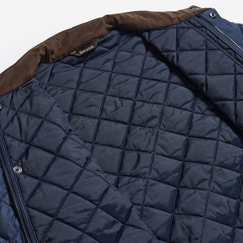 Barbour - Lowerdale Quilted Jacket in Navy - Nigel Clare