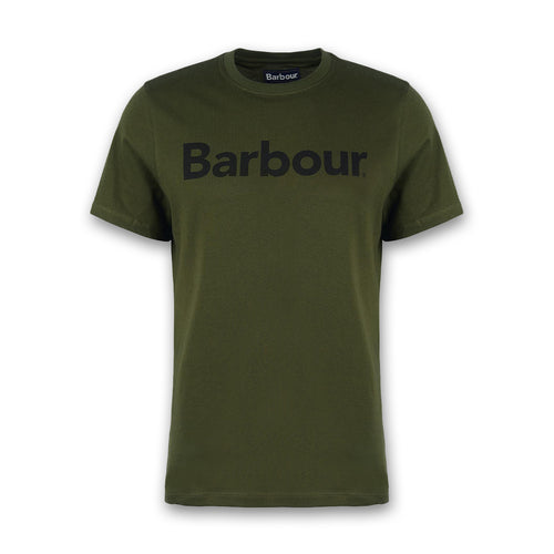 Barbour - Logo T-Shirt in Olive - Nigel Clare