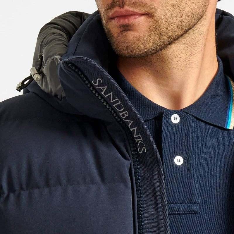 Sandbanks - Banks Puffer Jacket in Navy