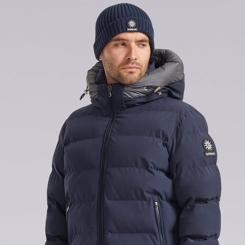 Sandbanks - Banks Puffer Jacket in Navy