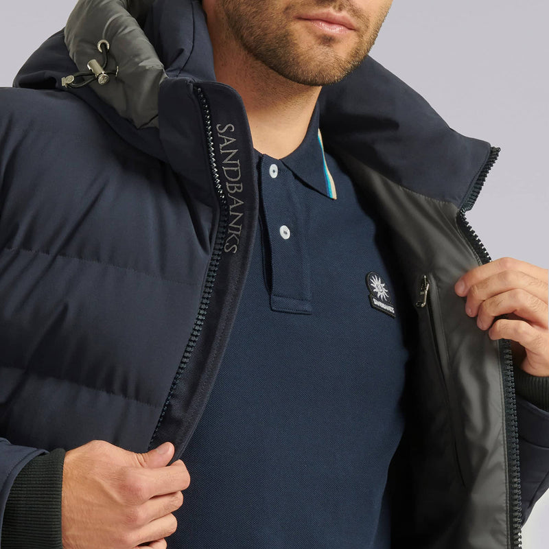 Sandbanks - Banks Puffer Jacket in Navy