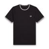 Fred Perry - Twin Tipped T-Shirt in Black