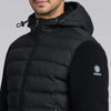 Sandbanks - Qutlander Polar Fleece Hybrid Jacket in Black