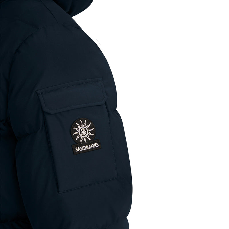 Sandbanks - Alpha Puffer Jacket in Navy