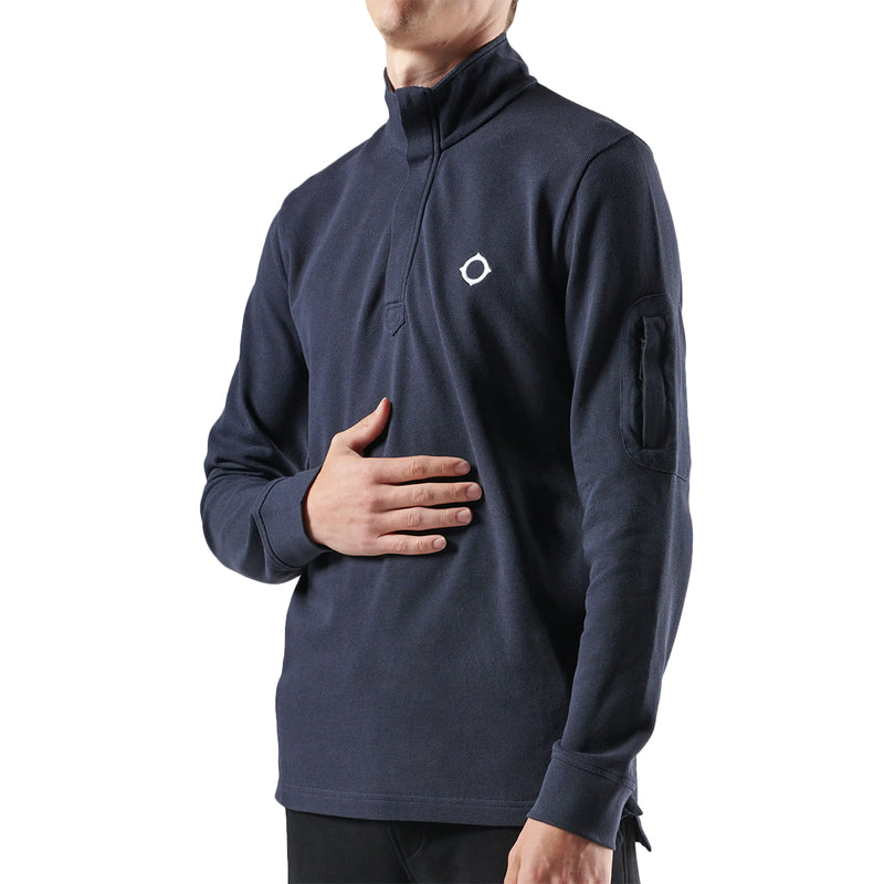 Mastrum - Funnel Neck in Ink Navy