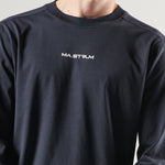 Mastrum - LS Print Tee in Ink Navy