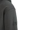 Sandbanks - Raised Rubber Logo Hoodie in Anthracite
