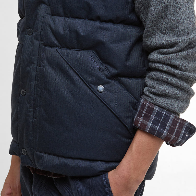 Barbour - Brampton Puffa Gilet in Navy