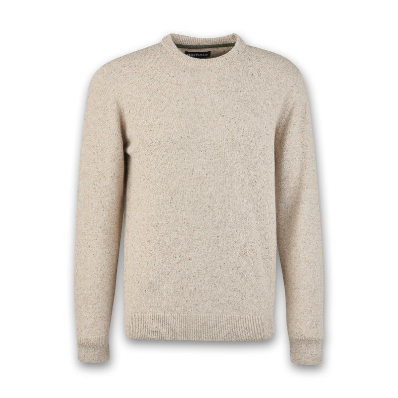 Barbour - Essential Tisbury Crew-Neck in Stone
