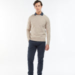 Barbour - Essential Tisbury Crew-Neck in Stone