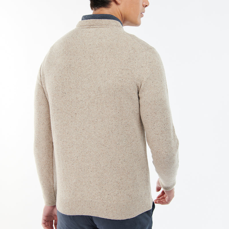 Barbour - Essential Tisbury Crew-Neck in Stone