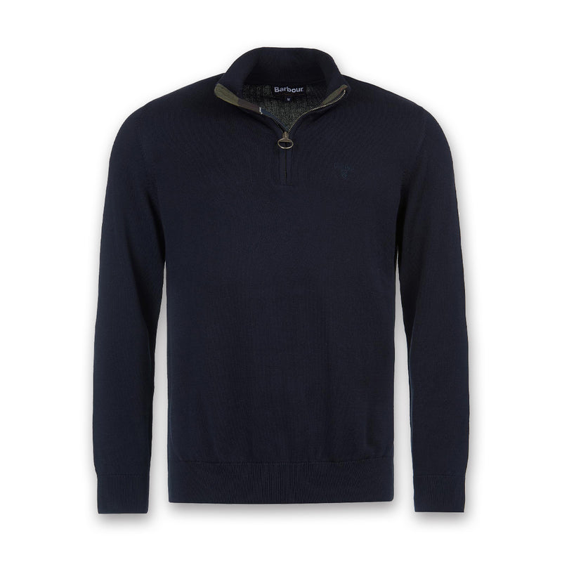 Barbour - Cotton Half Zip in Navy