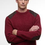 Barbour - Raisthorpe Crew Neck Jumper in Fired Brick