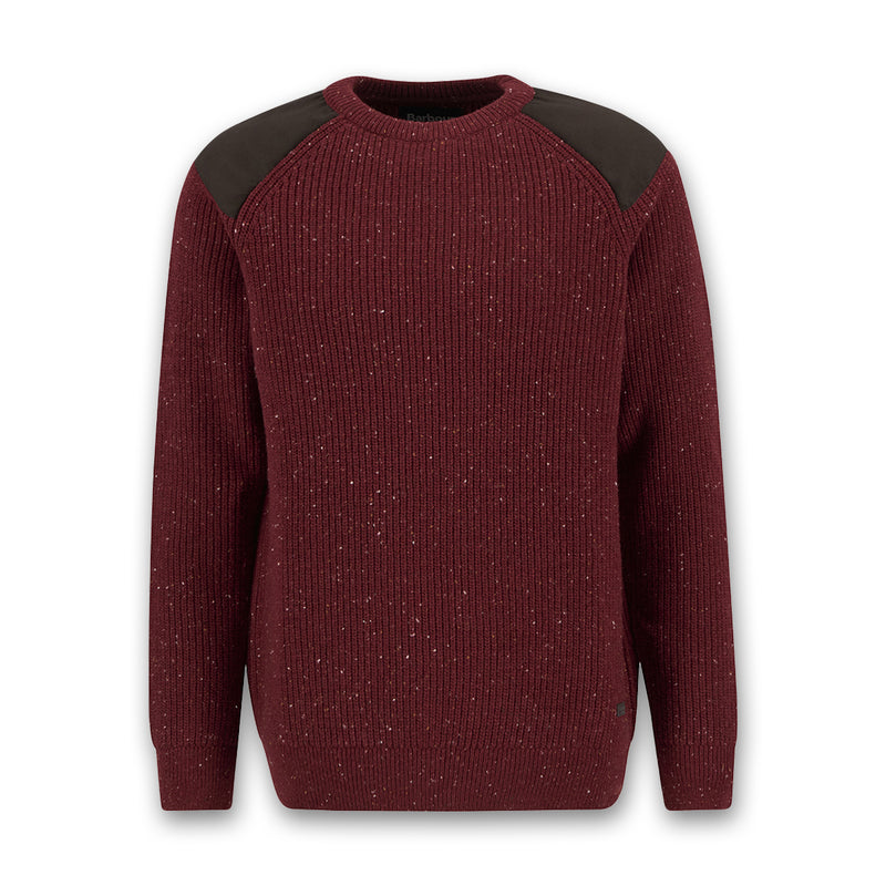 Barbour - Raisthorpe Crew Neck Jumper in Fired Brick