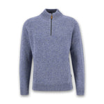 Barbour - Talder Half Zip Sweater in Bluestone