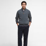 Barbour - Talder Half Zip Sweater in Charcoal - Nigel Clare