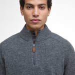 Barbour - Talder Half Zip Sweater in Charcoal - Nigel Clare