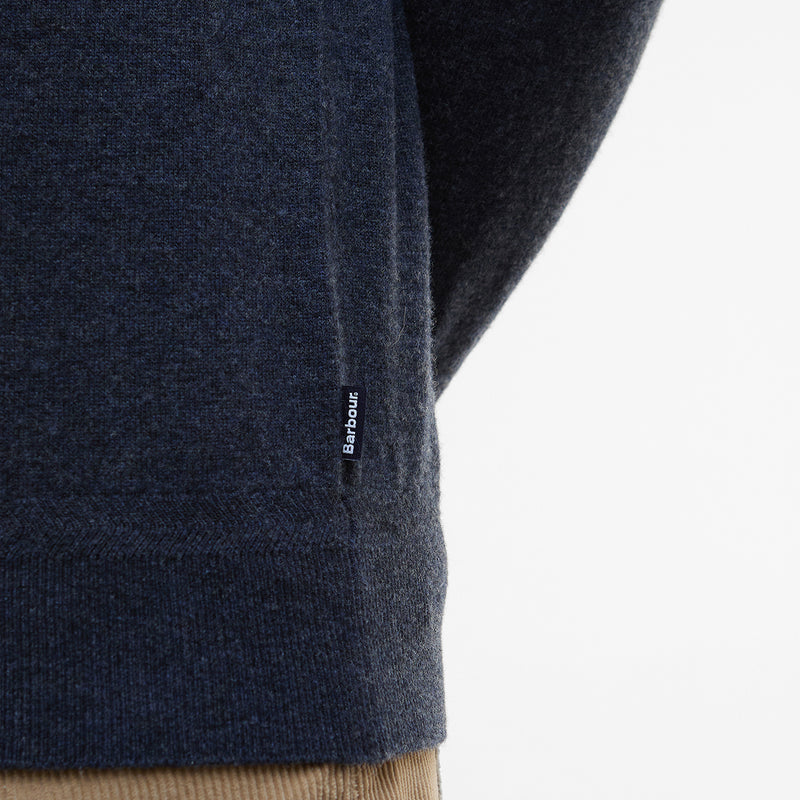Barbour - Waterbury Crew Neck Jumper in Navy