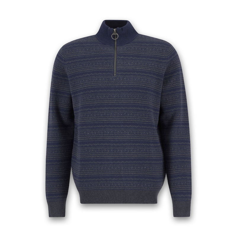 Barbour - Dartfield Half-Zip Jumper in Navy