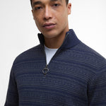 Barbour - Dartfield Half-Zip Jumper in Navy