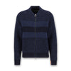 Paul Smith loves Barbour - Navy Knitted Bomber Jacket