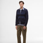 Paul Smith loves Barbour - Navy Knitted Bomber Jacket