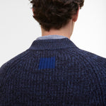 Paul Smith loves Barbour - Navy Knitted Bomber Jacket