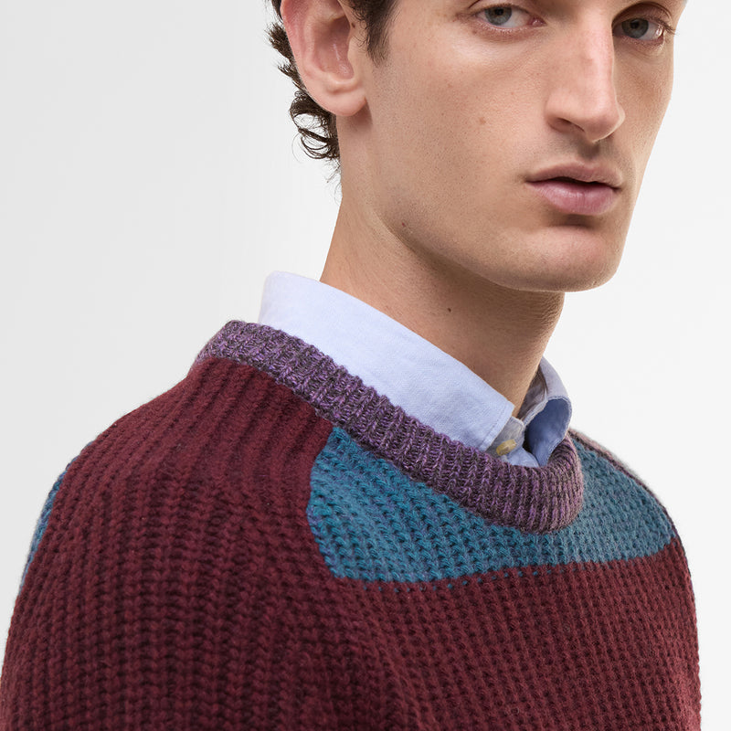Paul Smith loves Barbour - Multi Stripe Crew Neck Sweater