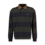 Barbour - Newclose Rugby Shirt in Olive/Black
