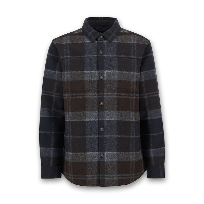 Barbour - Chapter Check Overshirt in Midnight/Oak Tartan