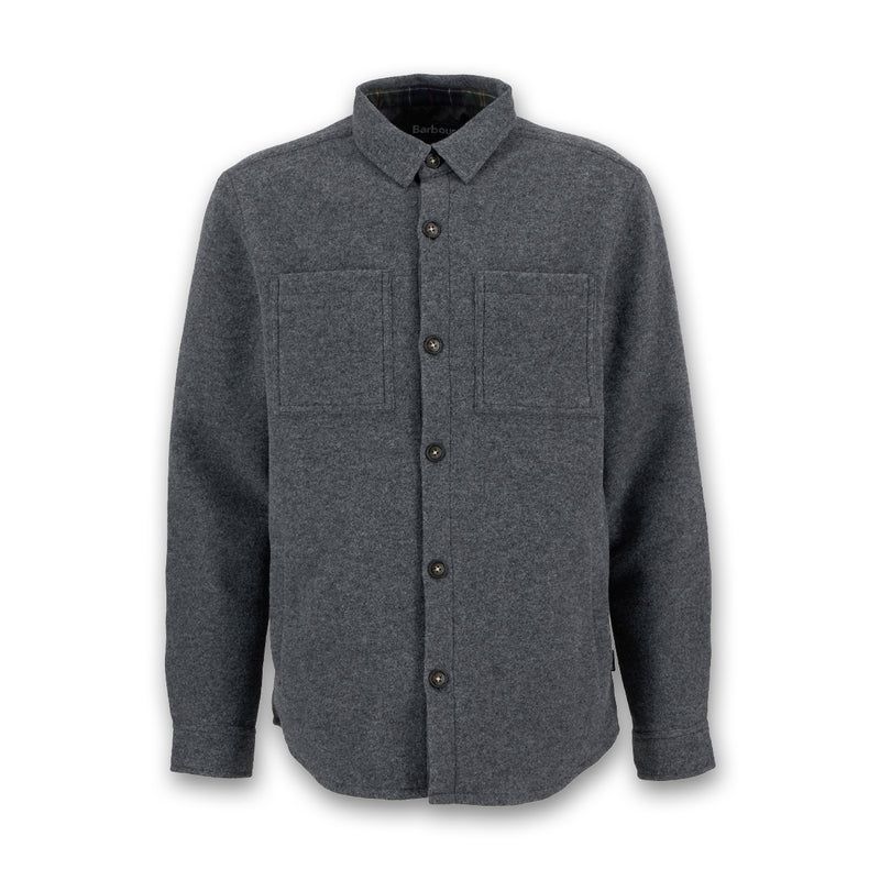 Barbour - Marlow Tailored Overshirt in Dark Grey Marl