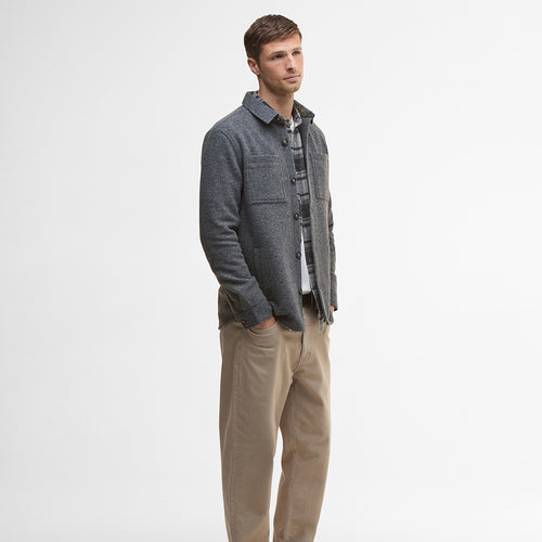 Barbour - Marlow Tailored Overshirt in Dark Grey Marl