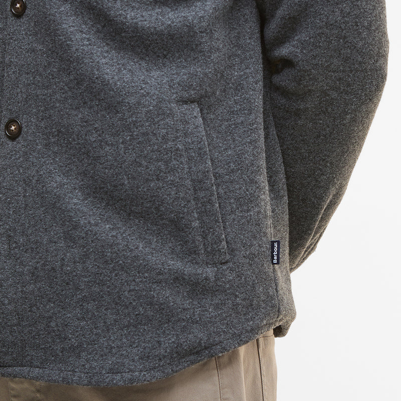Barbour - Marlow Tailored Overshirt in Dark Grey Marl