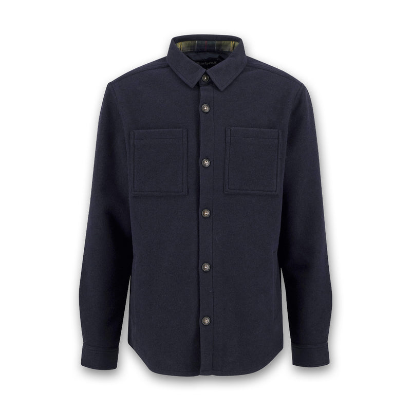 Barbour - Marlow Tailored Overshirt in Navy Marl