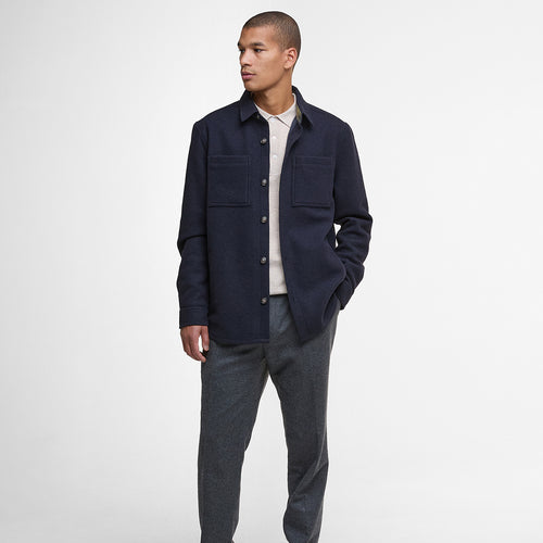 Barbour - Marlow Tailored Overshirt in Navy Marl