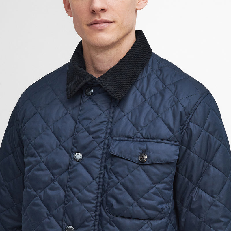 Barbour - Hornby Quilted Jacket in Navy