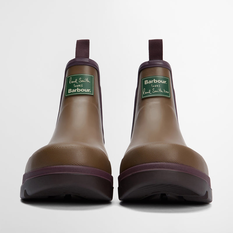Paul Smith loves Barbour - Tan Ankle Wellingtons