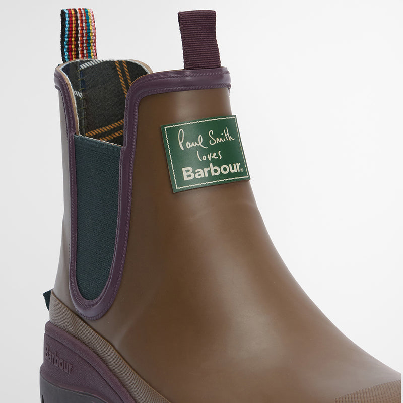 Paul Smith loves Barbour - Tan Ankle Wellingtons